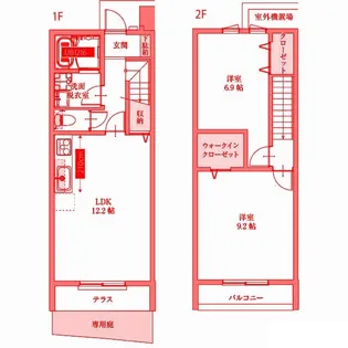 LAMINA東海岸の間取り