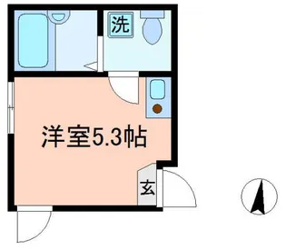 サンシャイン南馬込【1階】の間取り