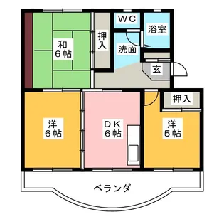 ビバレイ ユイ【2階】の間取り