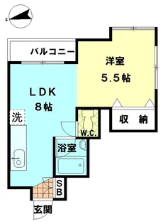 池田ハイツ【4階】の間取り