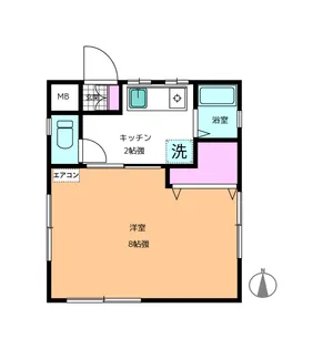 神宮寺ビル【4階】の間取り