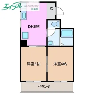 ビオラ第一ビル【2階】の間取り