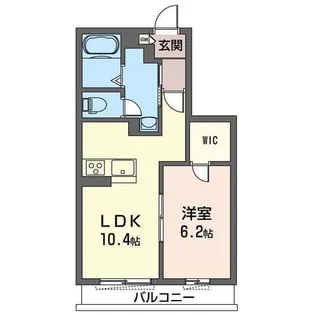 メゾン クレアI【1階】の間取り
