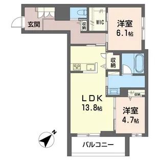 Maliena【3階】の間取り