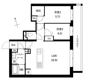 パストラーレ豊玉【5階】の間取り