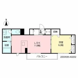 ラ・フェリーチェ・カーサ【2階】の間取り