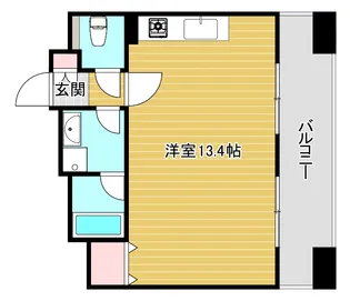 KAISEI江戸堀【11階】の間取り