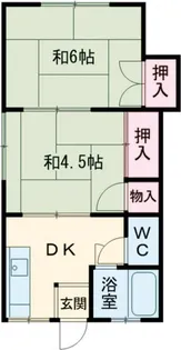 松崎コーポ II【1階】の間取り