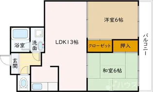 メゾン稲津【4階】の間取り