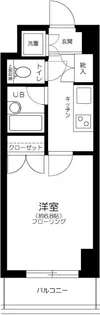 プレール東神田【9階】の間取り