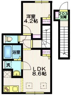 ステラコート【2階】の間取り
