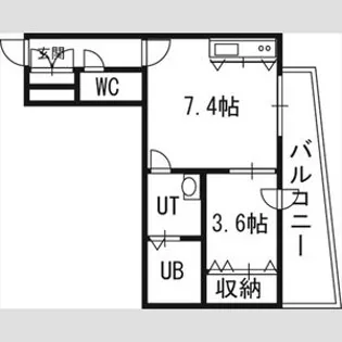 プリマベーラ発寒南【2階】の間取り