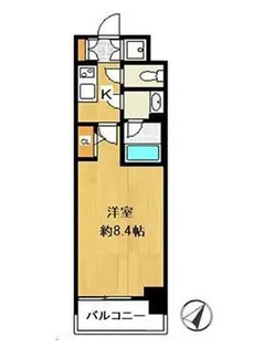 フュージョナル王子HY’s【6階】の間取り