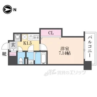 Luxe布施駅前【9階】の間取り