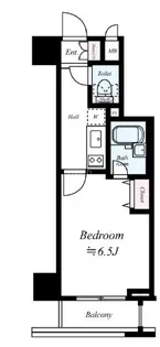 コンシェリア新橋MASTER’S VILLA【5階】の間取り