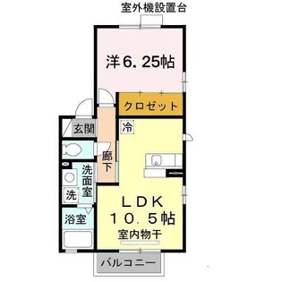 イファルジェンス【2階】の間取り