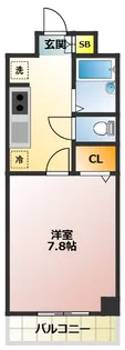 ウィング21【8階】の間取り