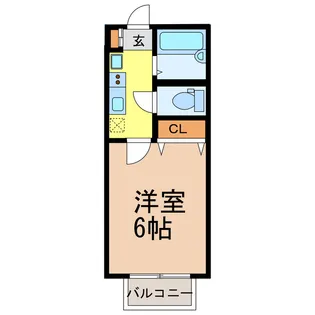 エムズリレア【1階】の間取り