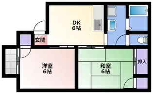 セジュール新橋I【2階】の間取り