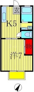 フレンドリーハウスA【2階】の間取り