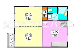 ベルゾーネはさま【1階】の間取り