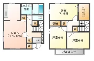 ソルジェンテ【2階】の間取り