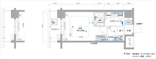 メインステージ亀戸III【8階】の間取り