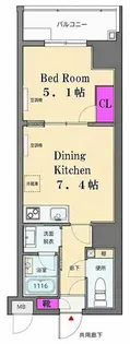 Evergreen【10階】の間取り