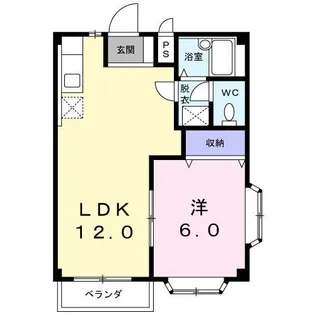 アーバンサクライA棟【2階】の間取り