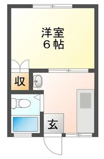 パナハイツ魚橋【1階】の間取り