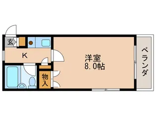 ハイフィ-ルド【2階】の間取り