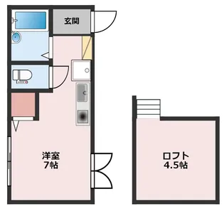アヴァンセ立石II【2階】の間取り