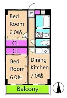 エムエスビル【4階】の間取り