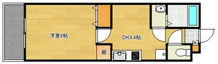 ライフ第7マンション豊田町【1階】の間取り