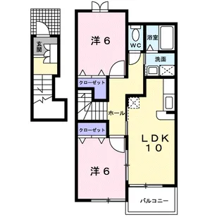 ラッフィナート【2階】の間取り