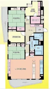 アムールM【3階】の間取り
