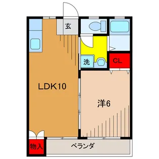 光マンション【3階】の間取り