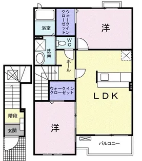 コメッソII【2階】の間取り