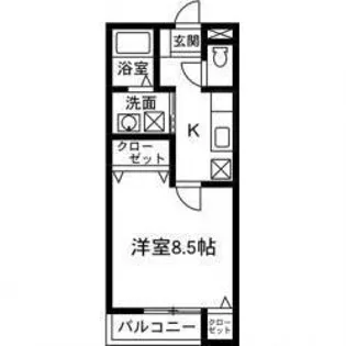 will壱番館【2階】の間取り