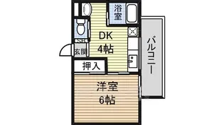 シマノニシキビル【6階】の間取り
