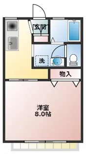 サンパークアドII【1階】の間取り
