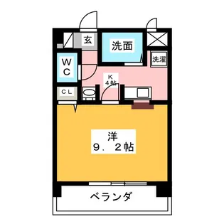アミューズスクエア【4階】の間取り