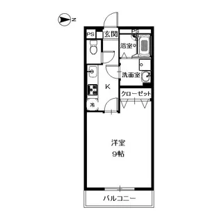 アムール エスパス【2階】の間取り
