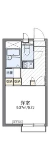 レオパレスマイルド桜町【1階】の間取り