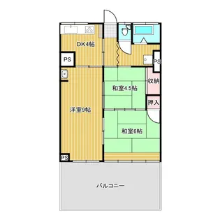 緑が丘グランドハイツ【2階】の間取り