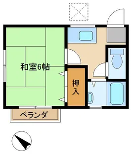 シティハイツ高橋A棟【1階】の間取り