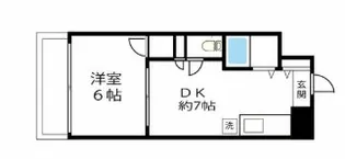 ルミエール亀谷【2階】の間取り