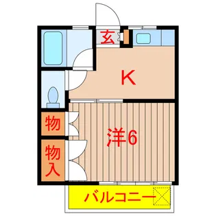 高根公団ハイツ【2階】の間取り