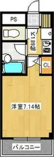 カレッジハイツ春日井【1階】の間取り