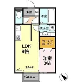 エス・ブロード【2階】の間取り